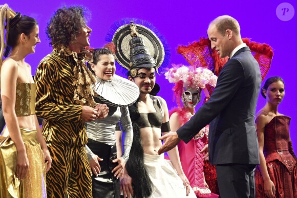 Le prince William et Kate Middleton ont visité le théâtre Shakespeare à Gdansk le 18 juillet 2017 au cours de leur visite officielle en Pologne.