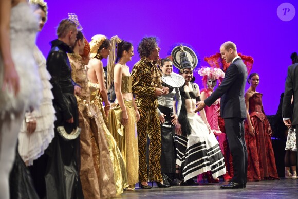Le prince William et Kate Middleton ont visité le théâtre Shakespeare à Gdansk le 18 juillet 2017 au cours de leur visite officielle en Pologne.