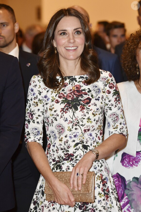 Le prince William et Kate Middleton ont visité le théâtre Shakespeare à Gdansk le 18 juillet 2017 au cours de leur visite officielle en Pologne.