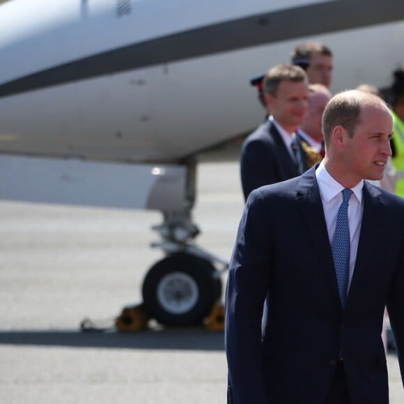 Les Cambridge arrivent à Berlin dans le cadre de leur visite officielle en Pologne et en Allemagne, le 18 juillet 2017.