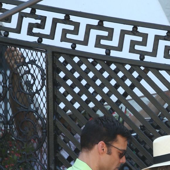Penélope Cruz, Edgar Ramirez et Ricky Martin  sur le tournage de Versace : American Crime Story' à Miami, le 17 mai 2017