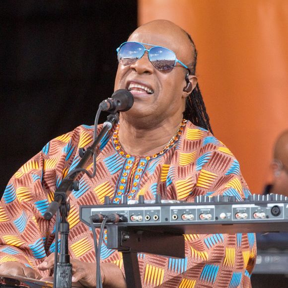Stevie Wonder - Festival de jazz "New Orleans Jazz & Heritage Festival" à la Nouvelle-Orléans le 6 mai 2017. © Daniel DeSlover via ZUMA Wire / Bestimage 06/05/2017 - Nouvelle-Orléans