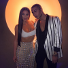 Kim Kardashian et Olivier Rousteing assistent à la soirée d'ouverture du magasin Balmain, au 8421 Melrose Place. Los Angeles, le 20 juillet 2017.