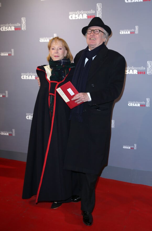 Claude Rich et sa femme Catherine Renaudin - 38me Cérémonie des César au théâtre du Châtelet à Paris le 22 février 2013