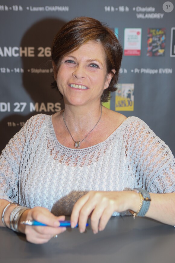 Charlotte Valandrey au 37ème Salon du Livre à la Porte de Versailles à Paris, le 25 mars 2017. © CVS/Bestimage