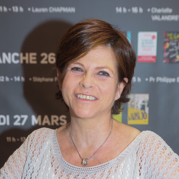 Charlotte Valandrey au 37ème Salon du Livre à la Porte de Versailles à Paris, le 25 mars 2017. © CVS/Bestimage