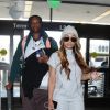 Exclusif - Blac Chyna arrive à l'aéroport de LAX à Los Angeles pour prendre l’avion en direction de Atlanta, le 15 juillet 2017