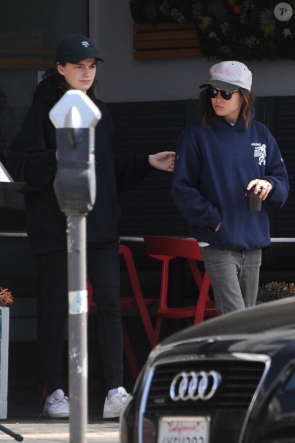 Exclusif - Ellen Page et sa compagne Emma Portner à West Hollywood Los Angeles, le 12 mai 2017
