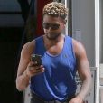 Exclusif - Usher a passé la journée en famille à Los Angeles Le 17 Juin 2017
