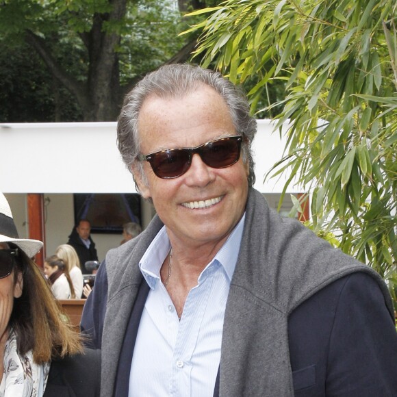 Michel Leeb et sa femme Béatrice à Roland-Garros le 5 juin 2012.