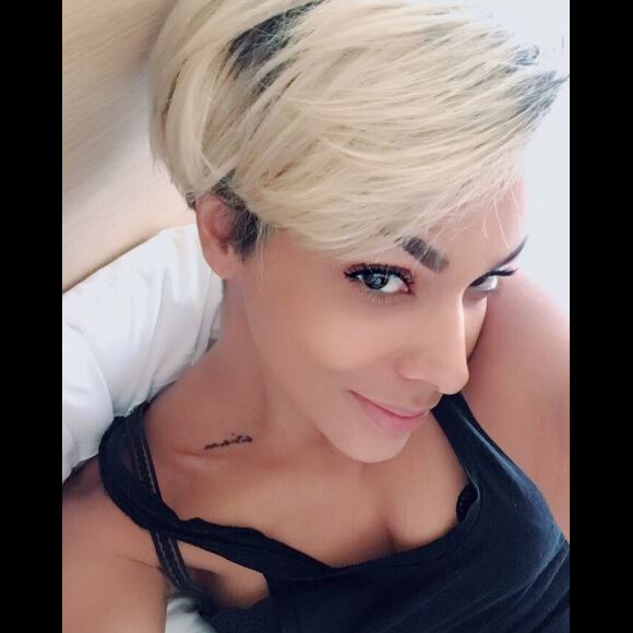 Shy'm expose l'un de ses nombreux tatouages sur Instagram, févrirer 2017.