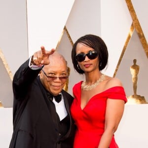 Quincy Jones à la 88ème cérémonie des Oscars au Dolby Theatre à Hollywood. Le 28 février 2016