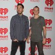 Linkin Park, Mike Shinoda, Chester Bennington au 2eme jour du festival de musique "iHeartRadio" a Las Vegas, le 22 septembre 2012.
