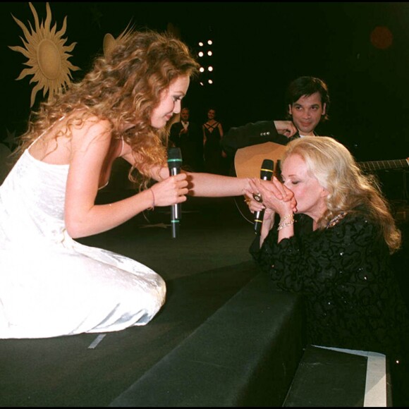 Vanessa Paradis et Jeanne Moreau au Festival de Cannes 1995