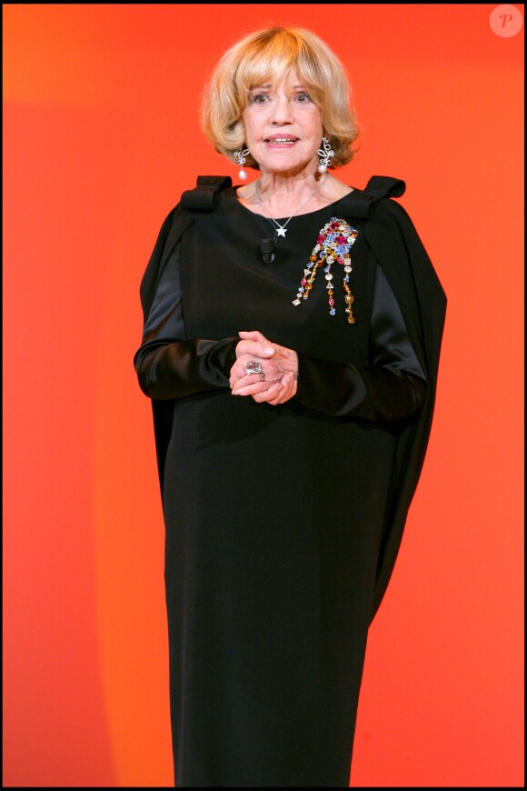 Jeanne Moreau aux César en 2008.
