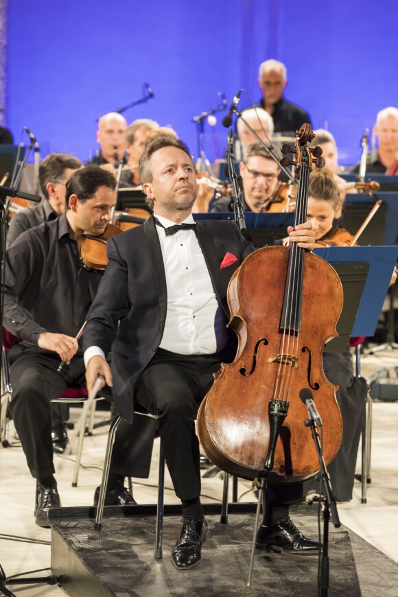 Exclusif - Marc Coppey et l'Orchestre philharmonique de Nice au Festival de Ramatuelle le 27 juillet 2017 © Cyril Bruneau / Festival de Ramatuelle / Bestimage