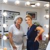 Exclusif - Jacqueline Franjou (Présidente du Festival de Ramatuelle) avec Natalie Dessay au Festival de Ramatuelle 2017 pour la soirée de l'album musical "Pictures of America" le 28 juillet 2017 © Cyril Bruneau / Festival de Ramatuelle / Bestimage