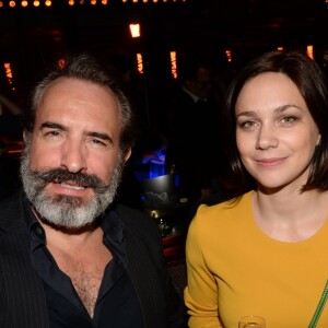 Semi-exclusif - Jean Dujardin et sa compagne Nathalie Péchalat lors de l'after party du film "Chacun sa vie" à L'Arc à Paris, France, le 13 mars 2017. © Rachid Bellak/Bestimage