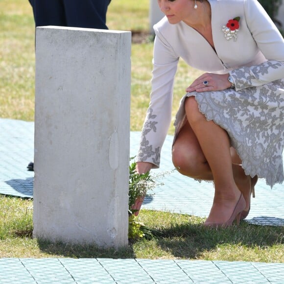 Kate Middleton, duchesse de Cambridge, à Ypres en Belgique le 31 juillet 2017 lors des commémorations du centenaire de la troisième bataille d'Ypres (Bataille de Passchendaele).