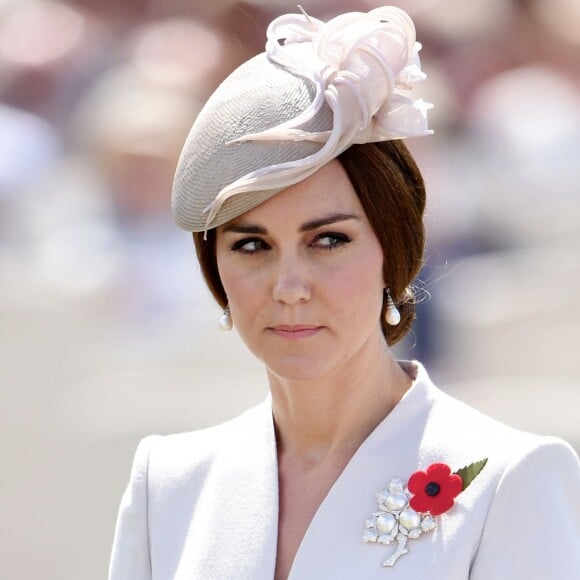 Kate Middleton, duchesse de Cambridge, à Ypres en Belgique le 31 juillet 2017 lors des commémorations du centenaire de la troisième bataille d'Ypres (Bataille de Passchendaele).