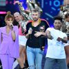 Exclusif - La chanteuse Tal, Christophe Willem et Lisandro Cuxi - Emission "La chanson de l'année fête la musique" dans les arènes de Nîmes, diffusée en direct sur TF1 le 17 juin 2017.