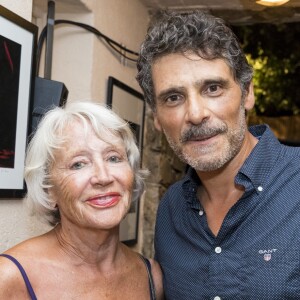 Exclusif - Marie-France Mignal et Pascal Elbé - Représentation de la pièce de théâtre "L'éveil du chameau" lors du Festival de Ramatuelle, le 7 août 2017. © Cyril Bruneau / Festival de Ramatuelle / Bestimage