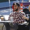 Miley Cyrus et son compagnon Liam Hemsworth à Malibu le 6 janvier 2017