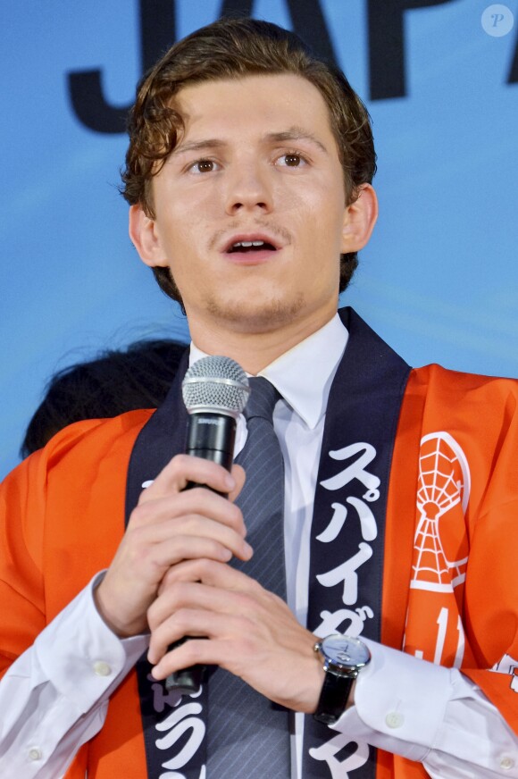 Tom Holland - Avant-première du film "Spider-Man: Homecoming" à Tokyo, le 7 août 2017.