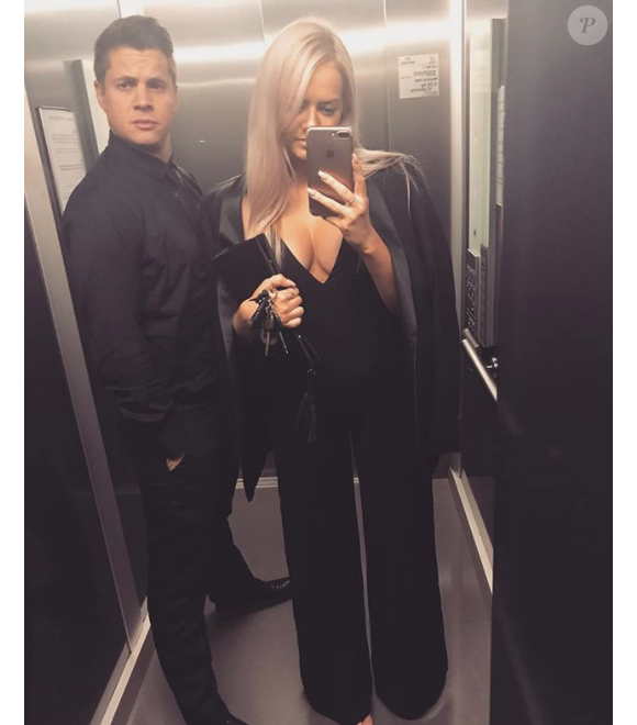 Johnny Ruffo et sa petite amie Tahnee Sims, photo Instagram mai 2017.