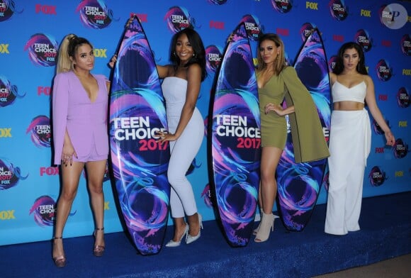 Fifth Harmony (Ally Brooke, Normani Kordei, Dinah Jane, Lauren Jauregui) - Cérémonie des Teen Choice Awards 2017 au Galen Center à Los Angeles, le 13 août 2017. © Birdie Thompson/AdMedia/Zuma Press/Bestimage