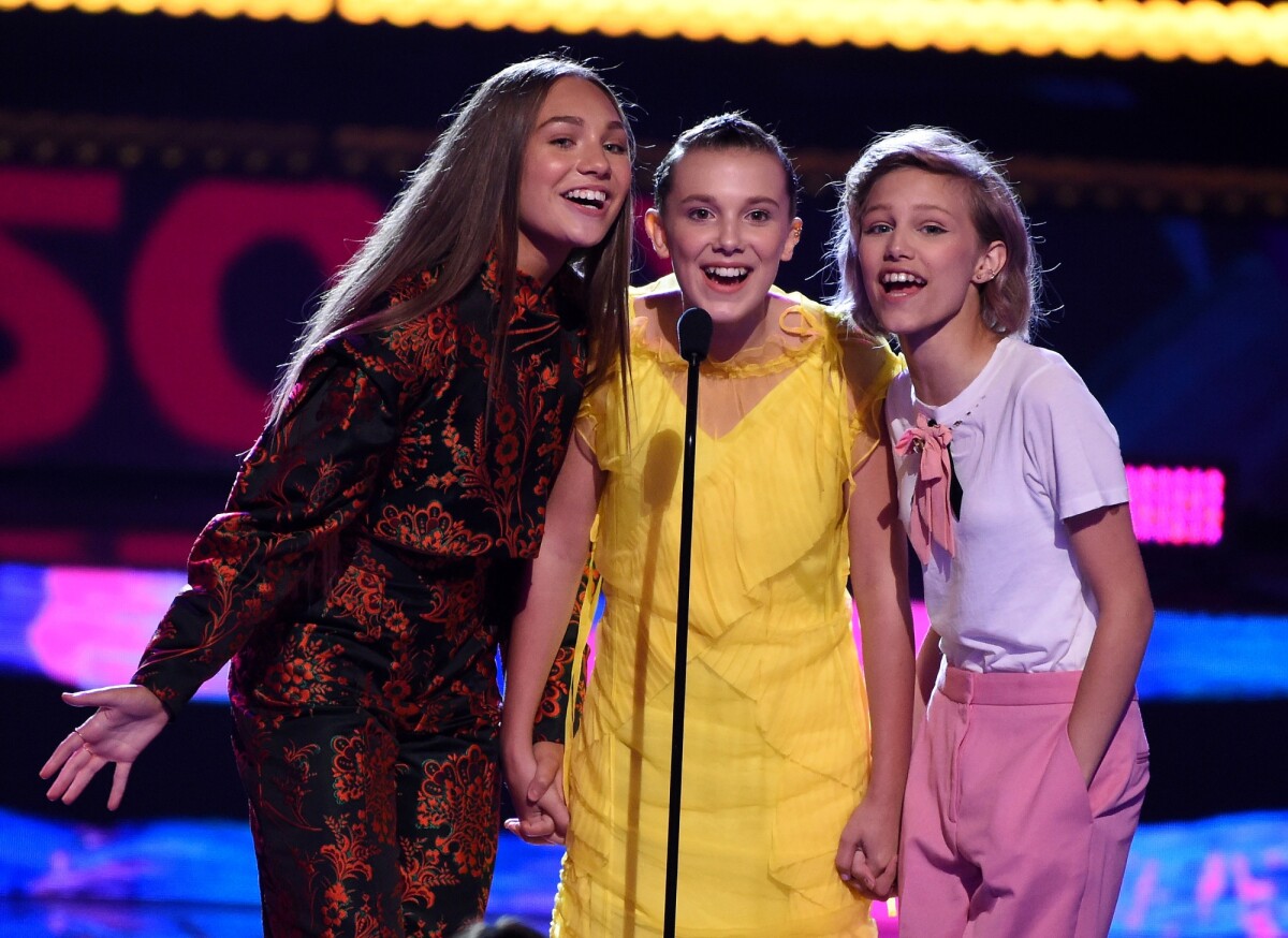 Photo : Maddie Ziegler, Millie Bobby Brown et Grace VanderWaal