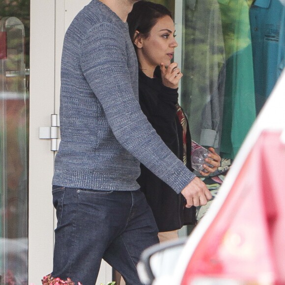 Mila Kunis et Ashton Kutcher à Budapest, le 14 juillet 2017.