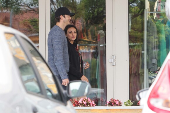 Mila Kunis et Ashton Kutcher à Budapest, le 14 juillet 2017.