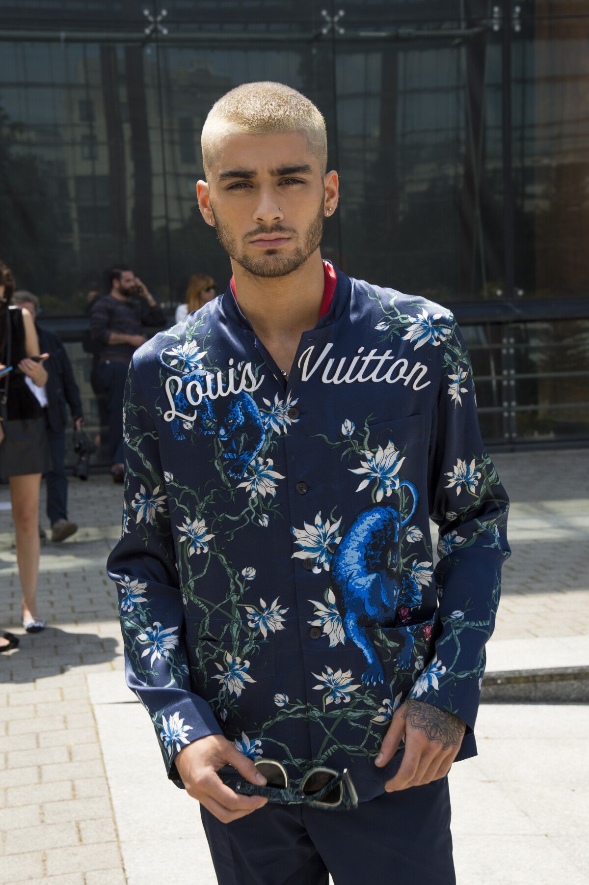 Zayn Malik at the Louis Vuitton Men's Fashion show June 25 2015
