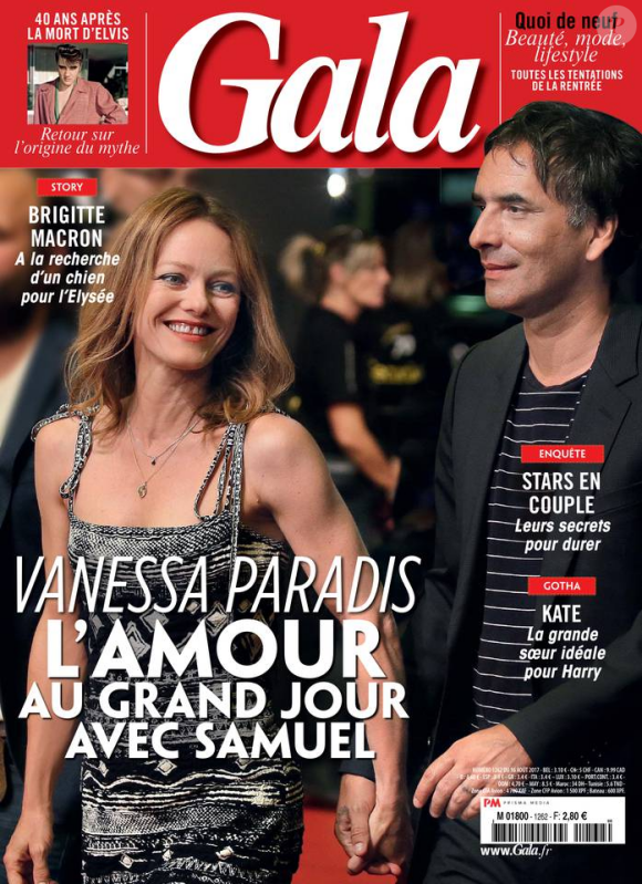 Couverture du magazine "Gala". Numéro du 16 août 2017.
