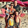 Wayne Rooney officialise la grossesse de sa femme Coleen, enceinte de leur quatrième enfant, sur Instagram le 18 août 2017.