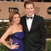Sarah Hyland et son compagnon Dominic Sherwood - Célébrités lors des 22ème "Annual Screen Actors Guild Awards" à Los Angeles. Le 30 janvier 2016.