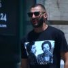 Exclusif - L'attaquant du Real Madrid Karim Benzema en vacances avec des amis à New York, le 19 juin 2017. © Agence/Bestimage USA