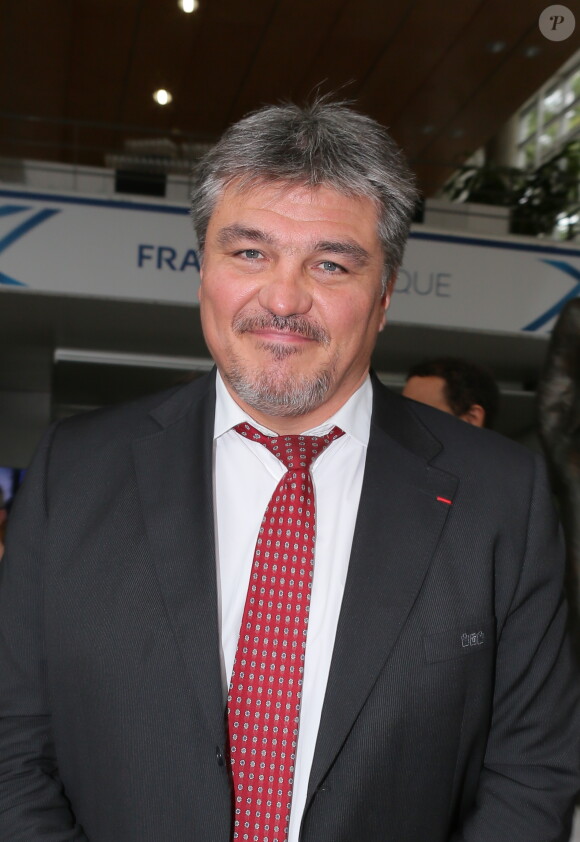 David Douillet - Coup d'envoi de la candidature de la France pour accueillir les Jeux Olympiques de 2024 à la Maison du Sport Français à Paris le 23 juin 2015.