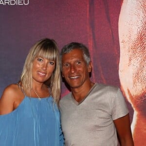 Exclusif - Nagui et sa femme Mélanie Page - Avant-première du film "Carbone" au cinéma La Renaissance à Saint-Tropez, le 19 août 2017. © Dominique Jacovides/Cyril Moreau/Bestimage