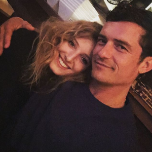 Orlando Bloom avec un de ses cousins français, Mathilde Lockwood