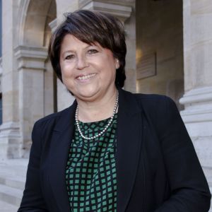 Martine Aubry - L'artiste Senegalais Ousmane Sow devient membre de l'Academie des Beaux Arts, à Paris, le 11 décembre 2013.