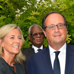 Claire Chazal (jury) et François Hollande (ancien président de la République) - 10e festival du Film Francophone d'Angoulême le 22 août 2017. © Coadic Guirec/Bestimage