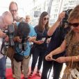 Charles Aznavour reçoit son étoile sur le Hollywood Walk of Fame à Los Angeles, le 24 août 2017. © Ringo Chiu via Zuma Press/Bestimage