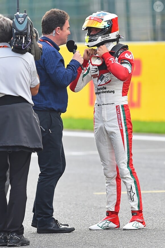 Mick Schumacher, fils de Michael, a effectué le 27 août 2017 un tour d'honneur au volant de la Formule 1 Benetton à bord de laquelle son père Michael Schumacher remporta 25 ans plus tôt son premier Grand Prix en Formule 1 (le 30 août 1992) et son premier titre de champion du monde (en 1994), sur le circuit de Spa-Francorchamps avant le départ du Grand Prix de Belgique.
