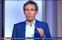 David Pujadas a présenté son premier numéro de "24h Pujadas, l'info en questions", lundi 28 août 2017 sur LCI.