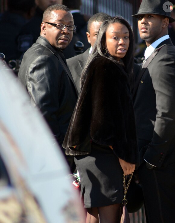 Bobby Brown - Funérailles de Whitney Houston à Newark, le 18 février 2012