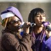 Alexandra Burke et sa maman Melissa Bell, en duo à Londres, le 1er décembre 2009