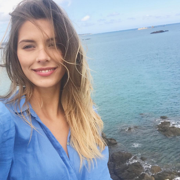 Camille Cerf sur une photo publiée sur Instagram le 15 août 2017