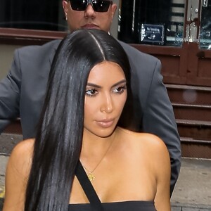 Kim Kardashian et Scott Disick font du shopping dans le quartier de Manhattan à New York, le 2 août 2017